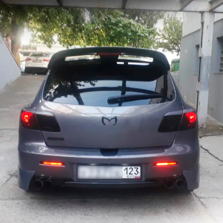 Накладки задних фонарей (4 части) для Mazda 3 хэтчбэк (2003-2009) купить недорого с доставкой в Баган