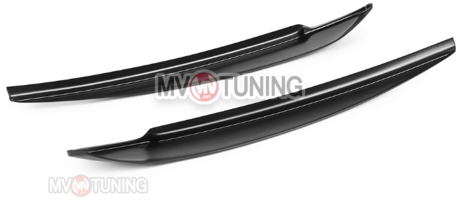 Накладки на фары (реснички) короткие var №1 для Mazda 3 Hatchback (2004-2009) купить недорого с доставкой в Баган