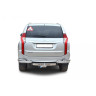 Защита заднего бампера «Уголки двойные» для Mitsubishi Pajero Sport (2017-н.в.)(Нерж. Сталь) купить недорого с доставкой в Баган