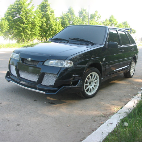 Спойлер для передних бамперов "V-MAX" B@3 2113-2115 купить недорого с доставкой в Баган