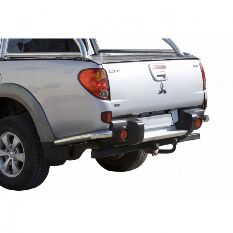 Защита заднего бампера «Уголки» (d63,5) для Mitsubishi L200 (2006-2014)(Окрашенное) купить недорого с доставкой в Баган