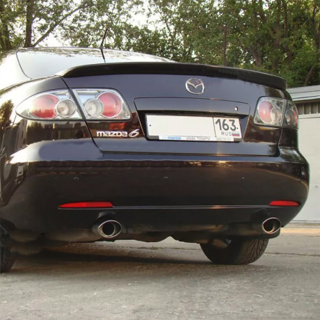 Спойлер (без стоп-сигнала) в стиле "MPS" для Mazda 6 (2004-2008) купить недорого с доставкой в Баган