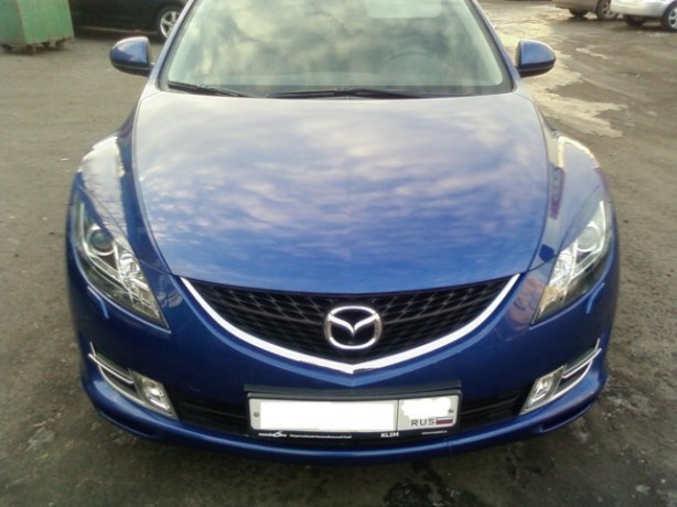Накладки на фары (реснички)(с адаптивными фарами) для Mazda 6 (2010-2012) купить недорого с доставкой в Баган