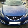 Накладки на фары (реснички)(с адаптивными фарами) для Mazda 6 (2010-2012) купить недорого с доставкой в Баган
