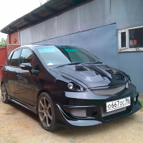 Маски под модульную оптику Hella для Honda Fit GD купить недорого с доставкой в Баган