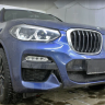 Защита радиатора "Standart" BMW X3 (2017-2021) чёрная купить недорого с доставкой в Баган