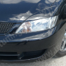 Накладки на фары (реснички) широкие var №2 для Mitsubishi Lancer IX (2004-2007) купить недорого с доставкой в Баган