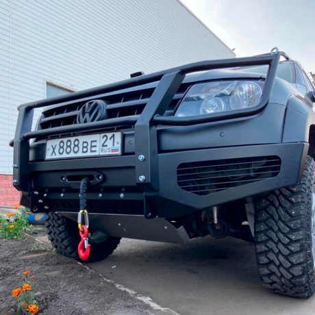 Защитные дуги для переднего бампера F-DESIGN для Volkswagen Amarok купить недорого с доставкой в Баган
