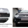 защита радиатора "standart" chery tiggo, таГ@З tingo (2006-2012) чёрная купить недорого с доставкой в Баган