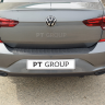 Накладка на задний бампер (ABS) Volkswagen Polo (2020-н.в.) купить недорого с доставкой в Баган