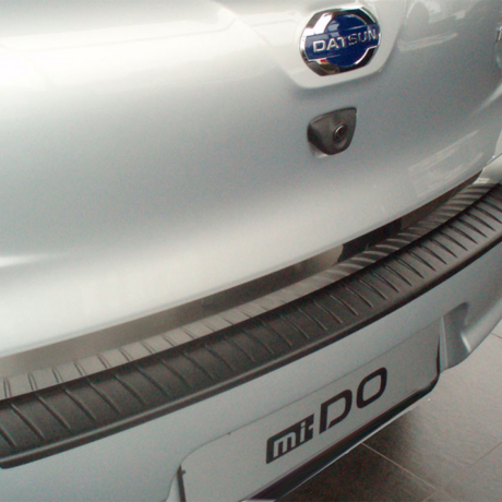 Защитная накладка на задний бампер "АртФорм" для Datsun Mi-Do (2014-н.в.) купить недорого с доставкой в Баган